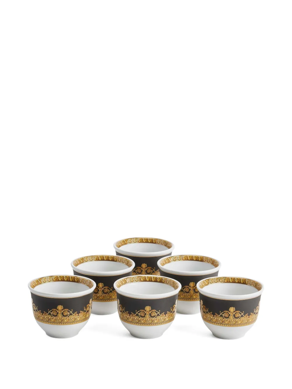 Versace I Love Baroque カップ セット - ブラック Versace I Love Baroque カップ セット - ブラック
