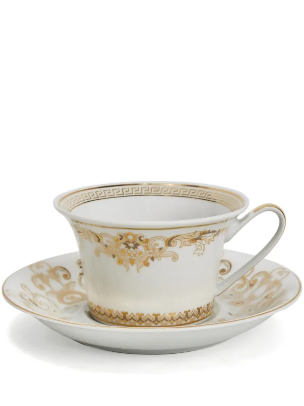 Versace x Rosenthal メドゥーサ ガラ ティーカップ＆ソーサーセット 