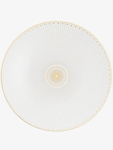 Christofle assiette à dessert en porcelaine