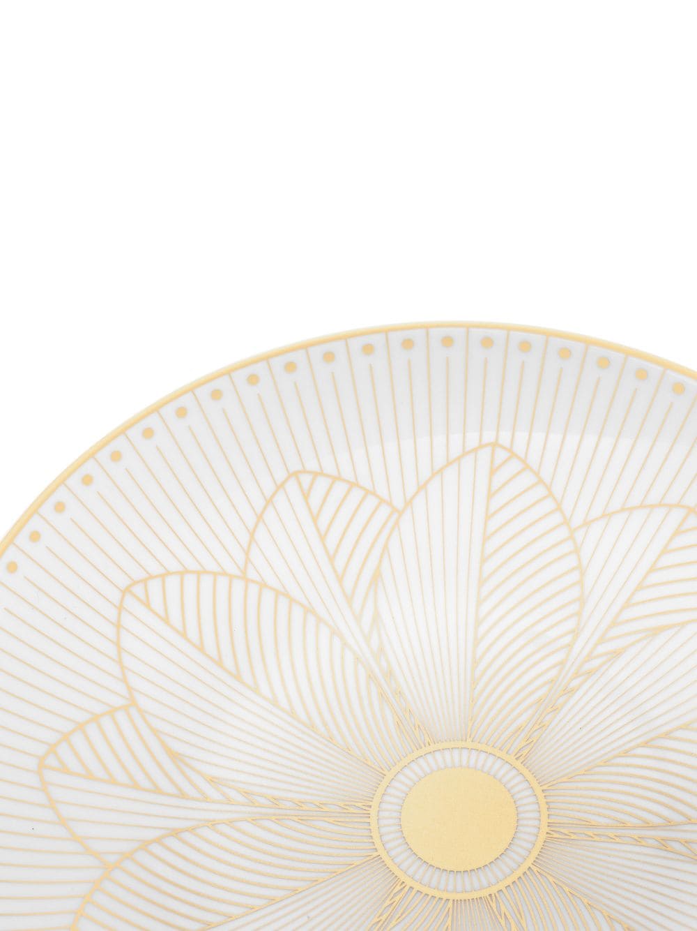 Shop Christofle Malmaison Imperiale Porcelain Bread Plate In Gold