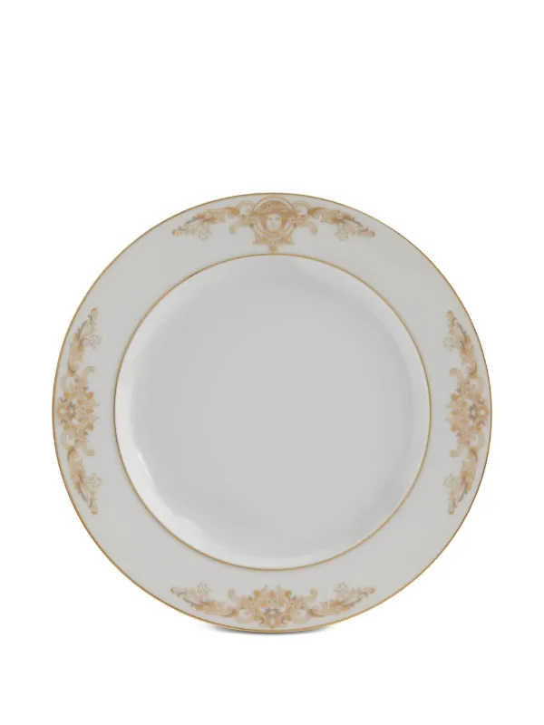 Versace メドゥーサ ガラ プレート 22cm | ホワイト | FARFETCH JP