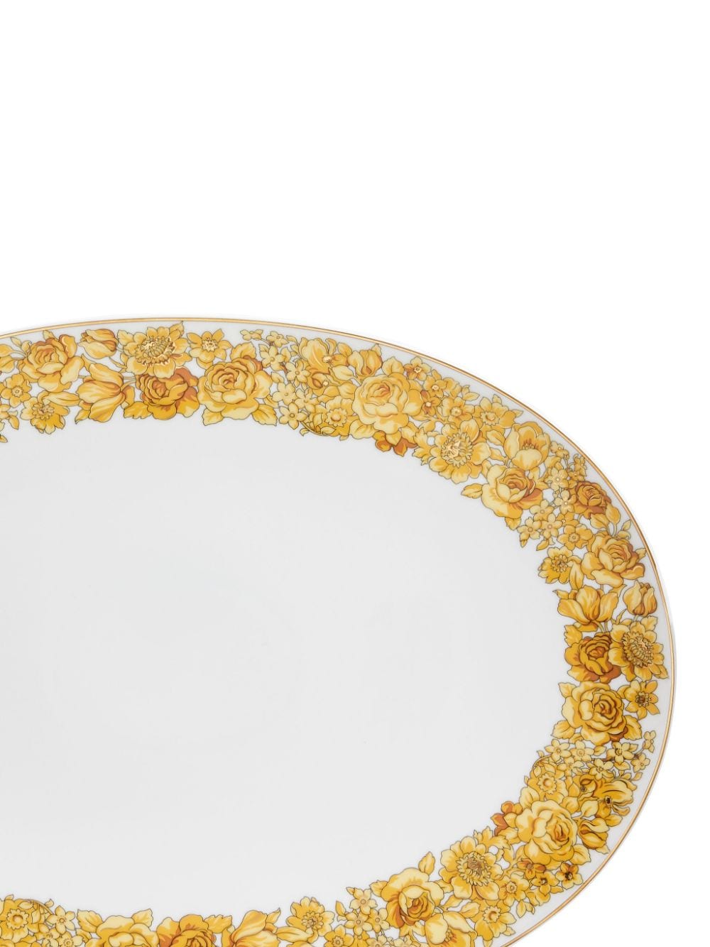 Shop Versace Medusa Rhapsody Platter (33 Cm) In White