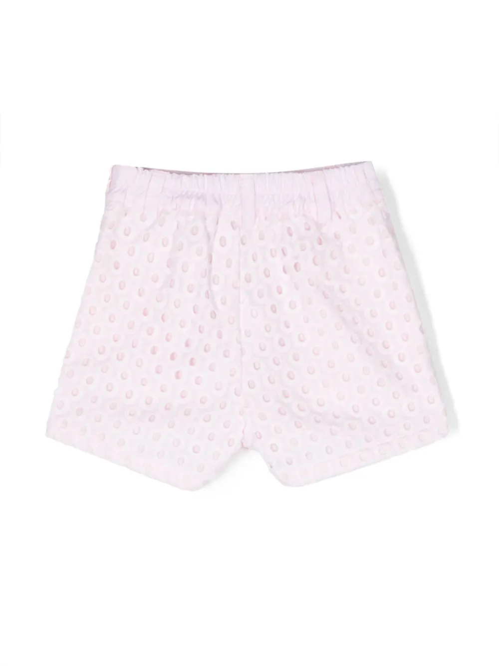 Miss Grant Kids Broderie anglaise shorts - Roze
