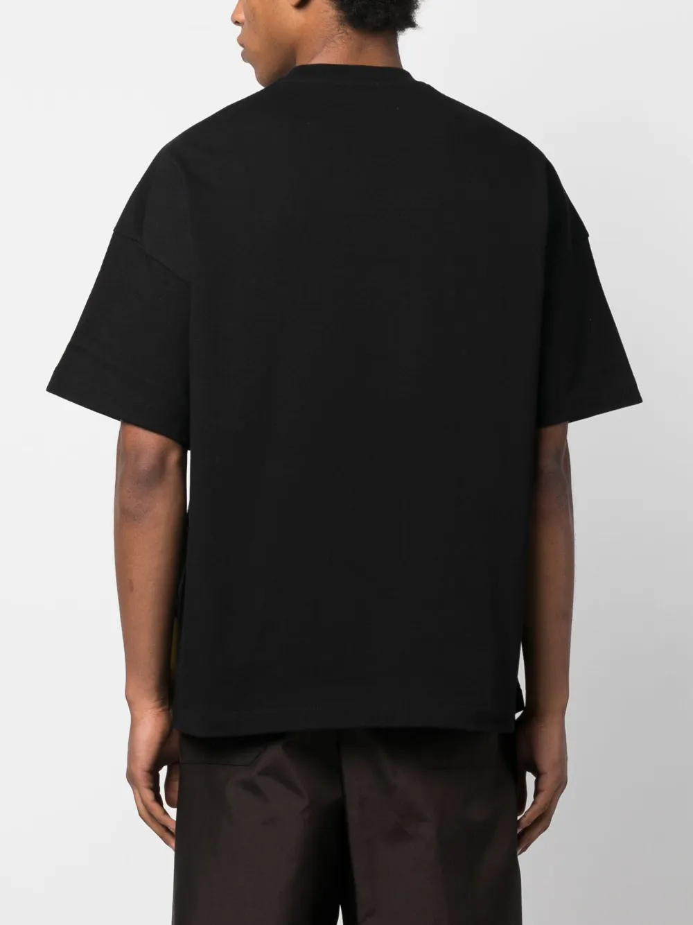 Shop Jil Sander Patch-detail Cotton T-shirt In Black