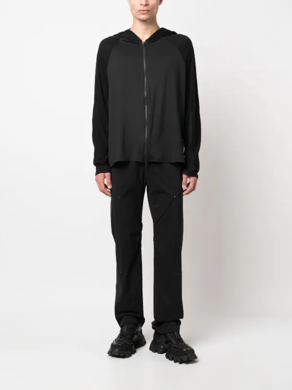 Post Archive Faction zip-details Flared Trousers | Black Post Archive Faction zip-details Flared Trousers | Black