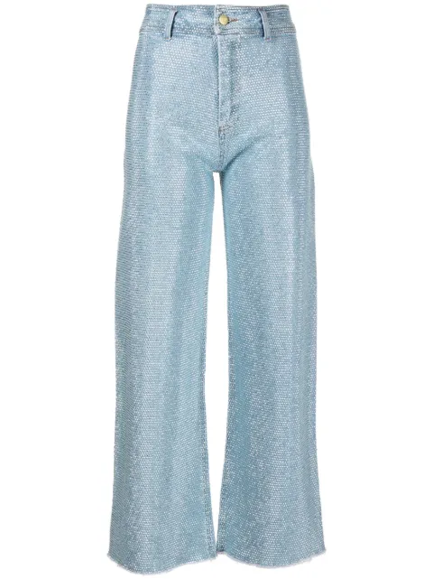 Cult Gaia - high-waisted flared trousers