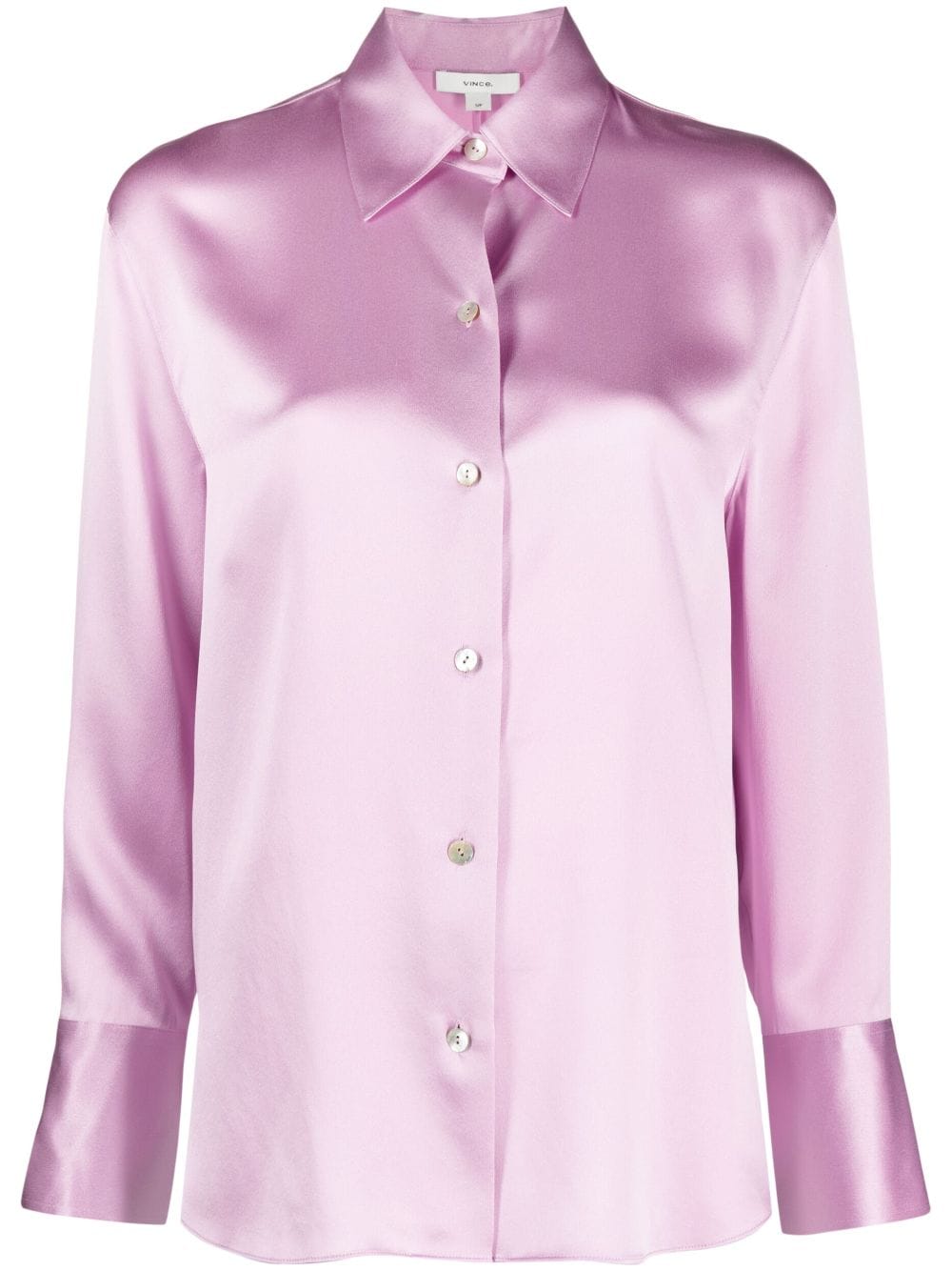 Vince long-sleeve Silk Shirt - Farfetch