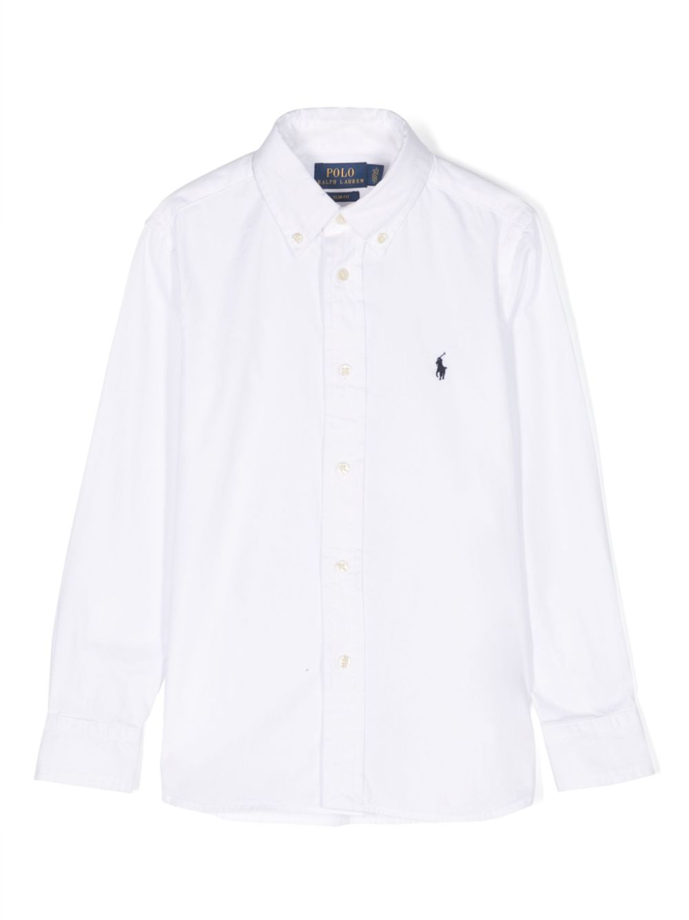 POLO RALPH LAUREN KIDS Polo Pony cotton shirt - White