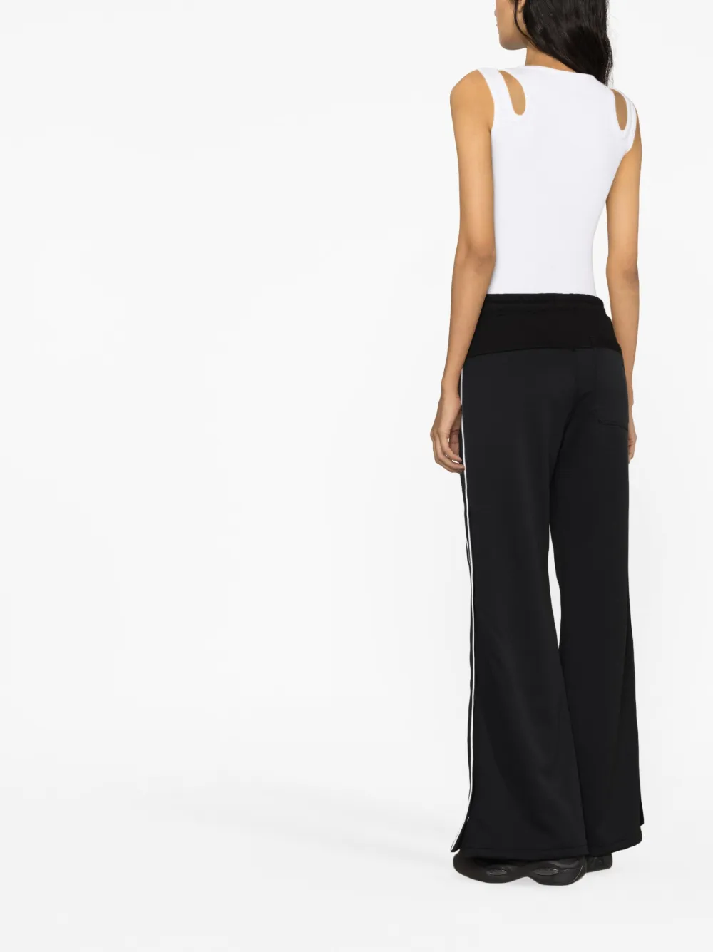 AMIRI Hybrid Track Pants in Black, view 3