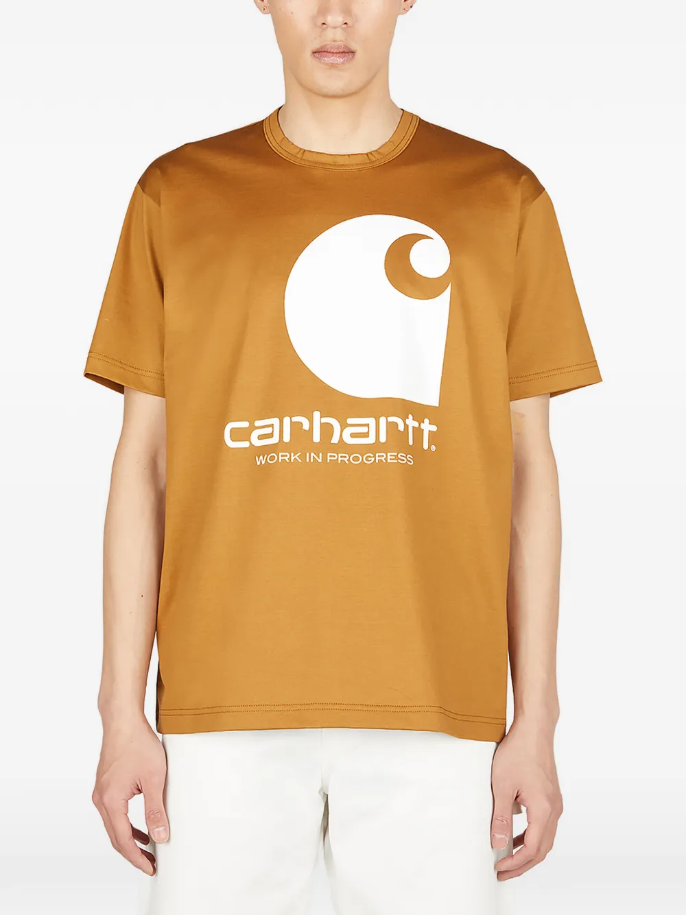 Junya Watanabe MAN x Carhartt T-shirt con stampa grafica - Marrone