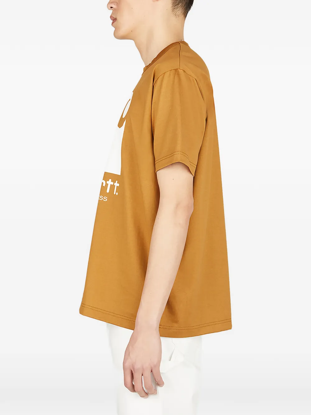Junya Watanabe MAN x Carhartt T-shirt met print Bruin