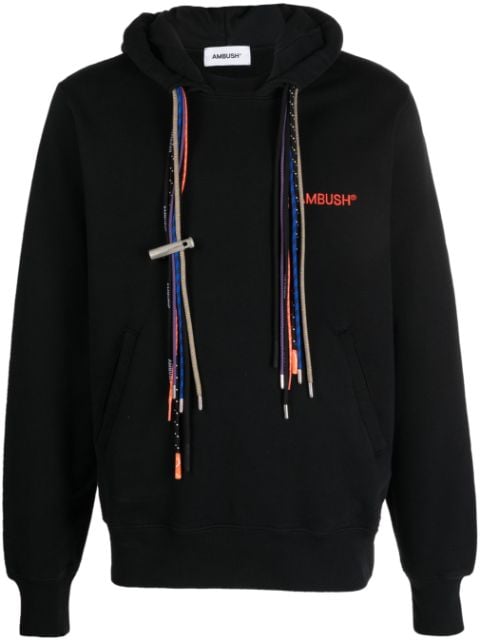 AMBUSH - multicord-drawstring cotton hoodie