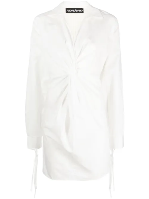 Robe-chemise à manches longues - ANDREĀDAMO - Modalova