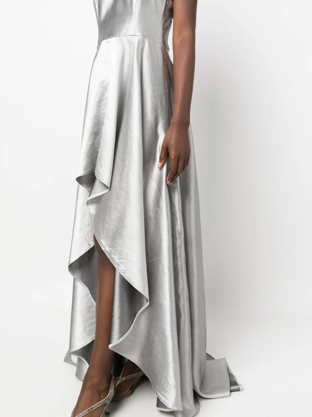 Almaz HitchHiking Backless Silk Dress Farfetch