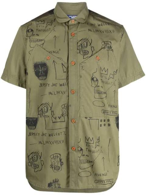 Junya Watanabe MAN camisa con estampado gráfico