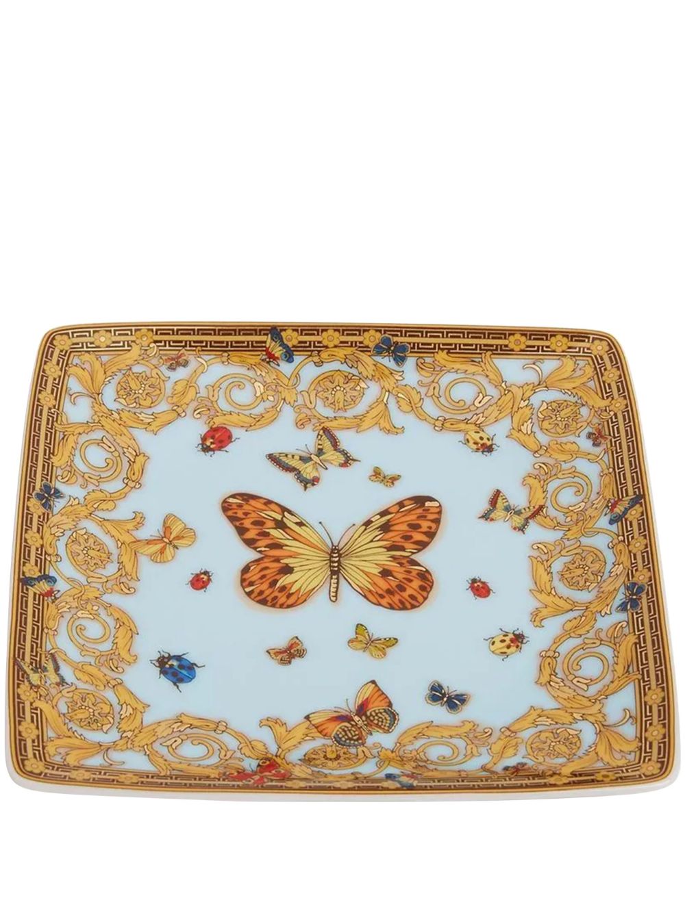 Versace Le Jardin Butterfly Bowl In Blue