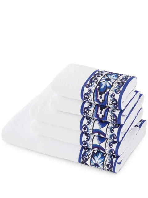 Dolce & Gabbana terry cotton towels (set of five)