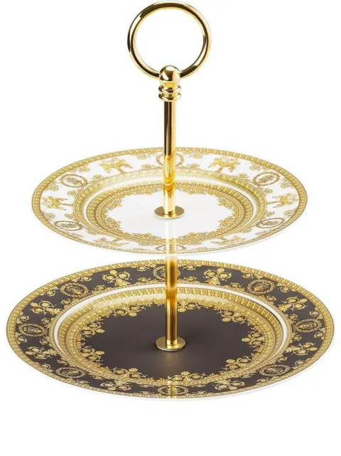 Versace x Rosenthal etagère met tekst