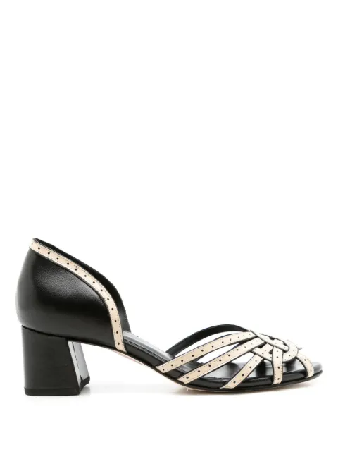 Sarah Chofakian Cordelia 50mm peep-toe pumps 