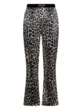 TOM FORD leopard-print elasticated-waist pajamas trousers - Brown