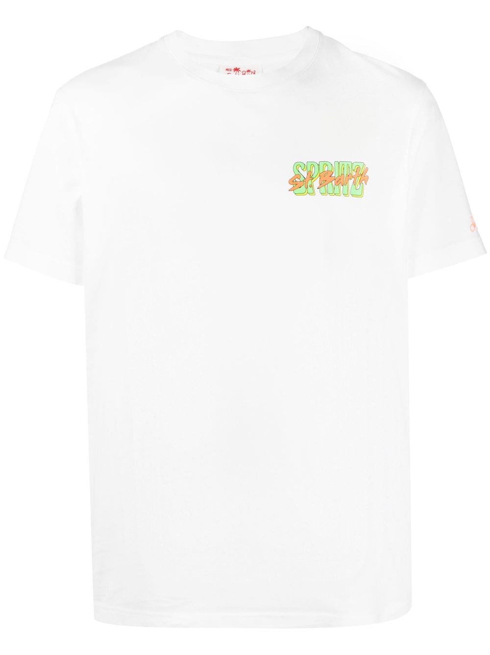 Mc2 Saint Barth Logo-print Cotton T-shirt In White