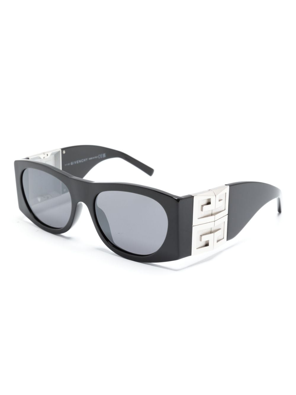 Shop Givenchy 4g Square-frame Sunglasses In Black