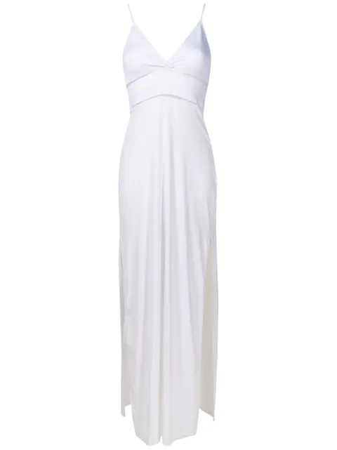 Amir Slama tulle-insert sleeveless maxi dress 