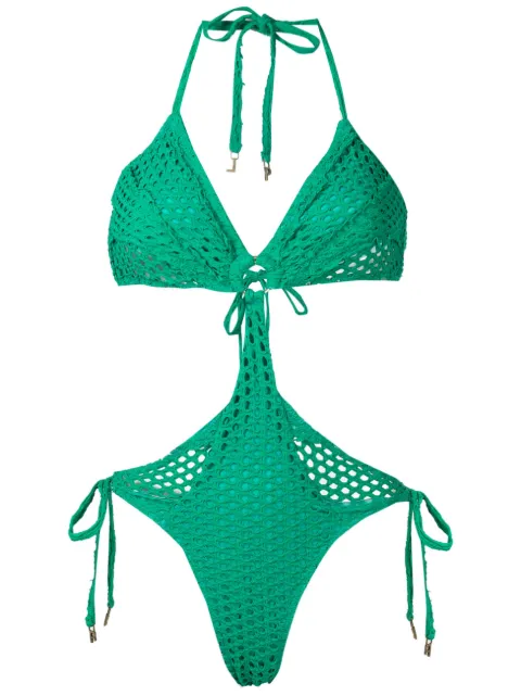 Amir Slama cut-out detail swimsuit