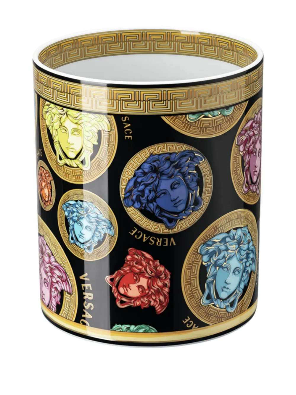 Cheap Versace Medusa Amplified porcelain vase (15cm) Men
