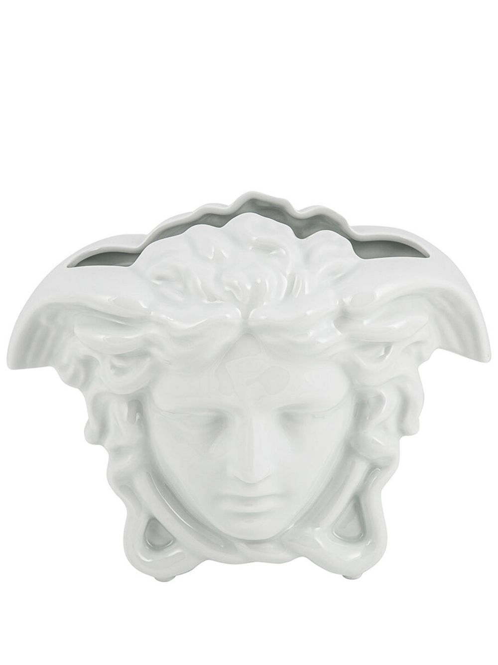 Versace Medusa Grande Porcelain Vase (15cm) In White