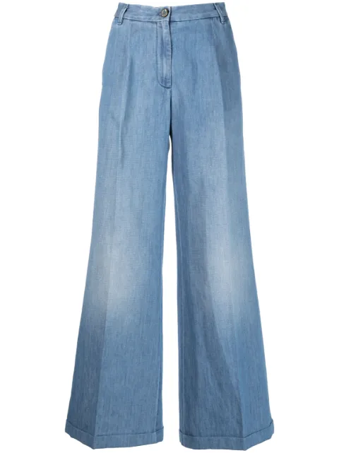 Jacob Cohën jeans anchos con tiro alto 