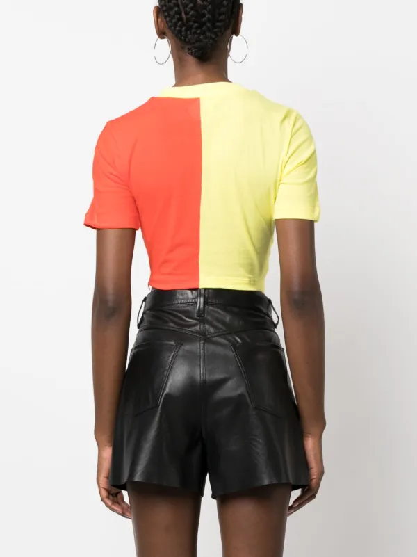 DSQUARED2 logo-print Crop Top | Red | FARFETCH