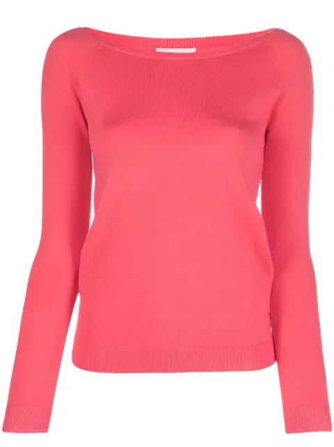 LIU JO cut-out sleeves ribbed top
