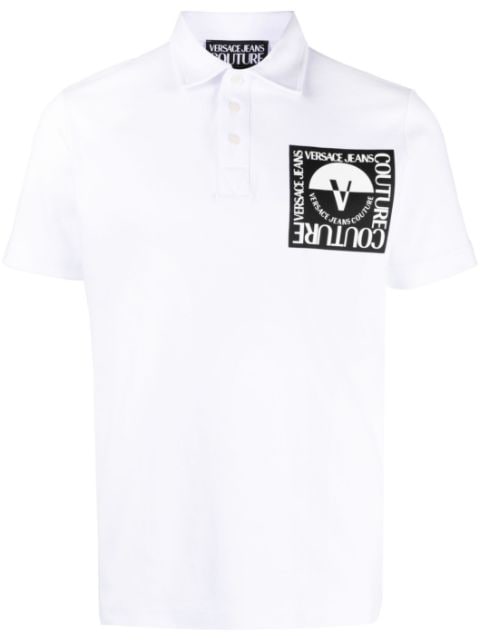 Versace Jeans Couture - logo-print polo shirt