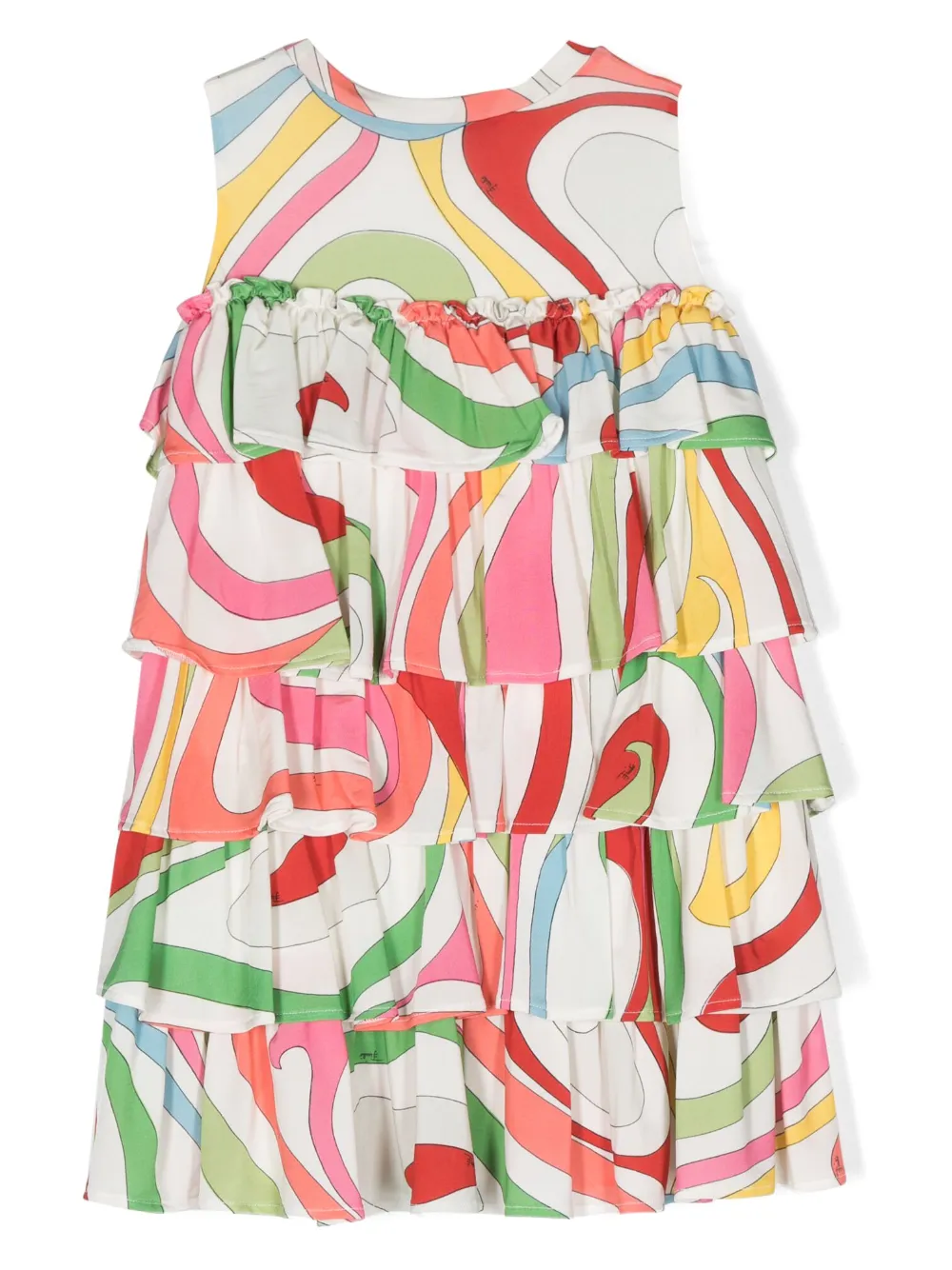PUCCI Junior Mouwloze jurk - Wit