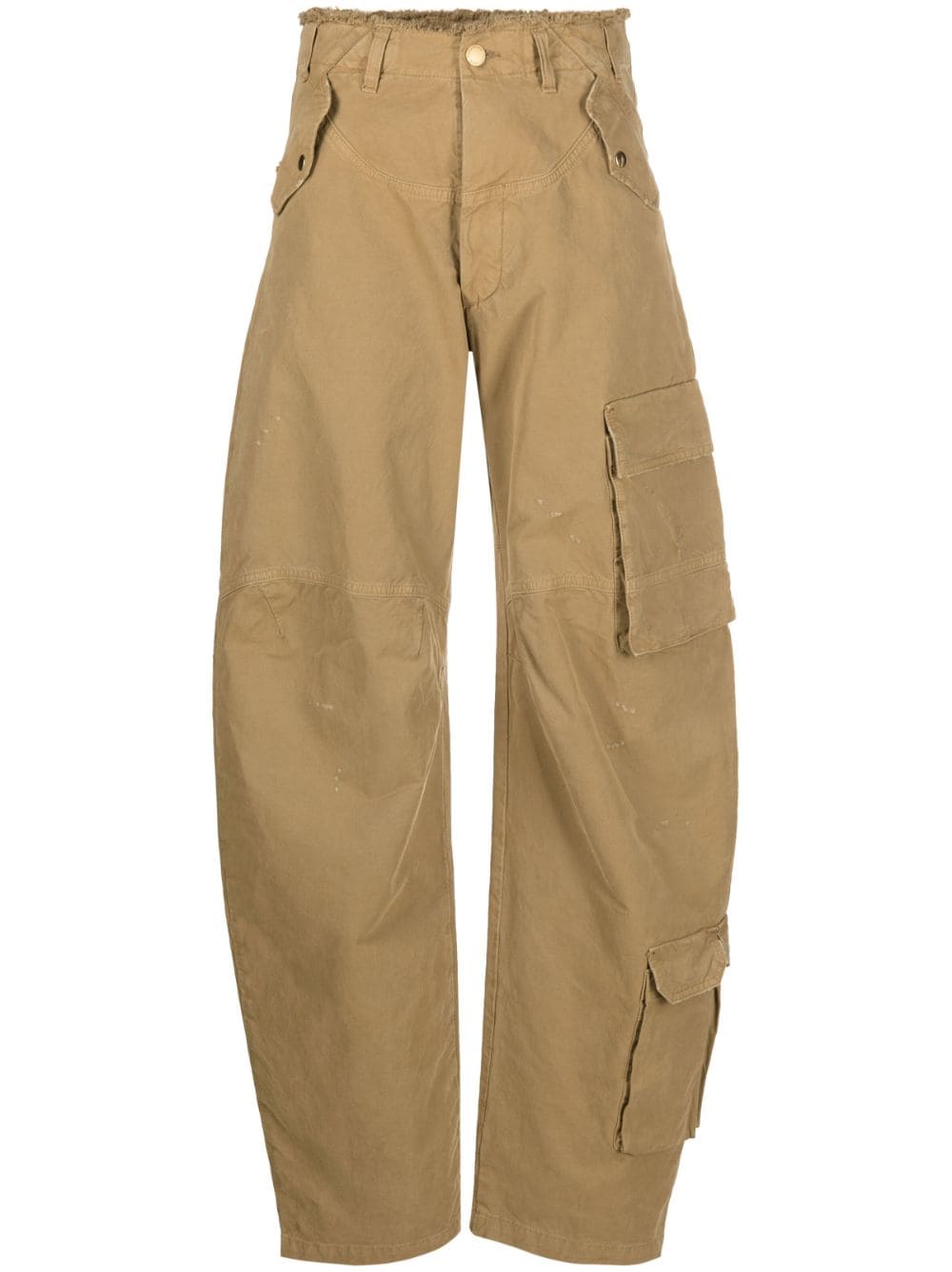 DARKPARK Rosalind cotton cargo trousers - Neutrals