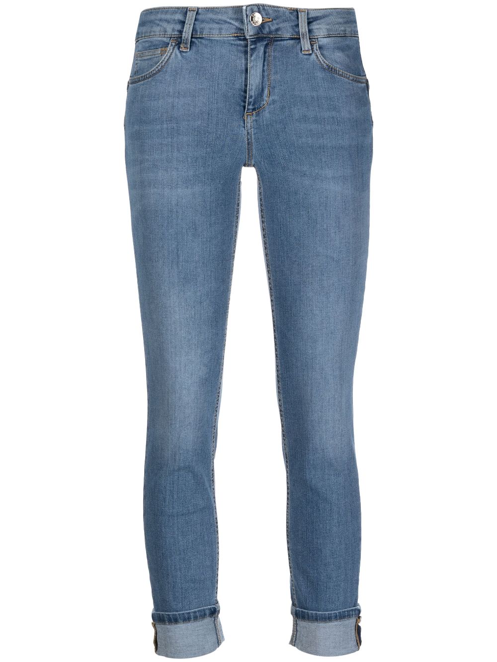 LIU •JO CROPPED SLIM-LEG JEANS