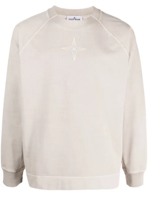 Stone Island sudadera con logo bordado