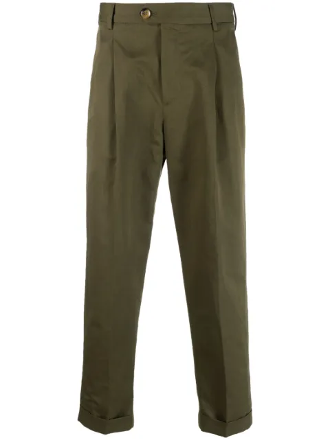 PT Torino pantalones chinos con detalle de pinzas
