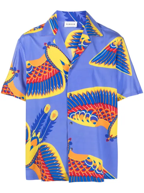 P.A.R.O.S.H. camisa Seagled manga corta