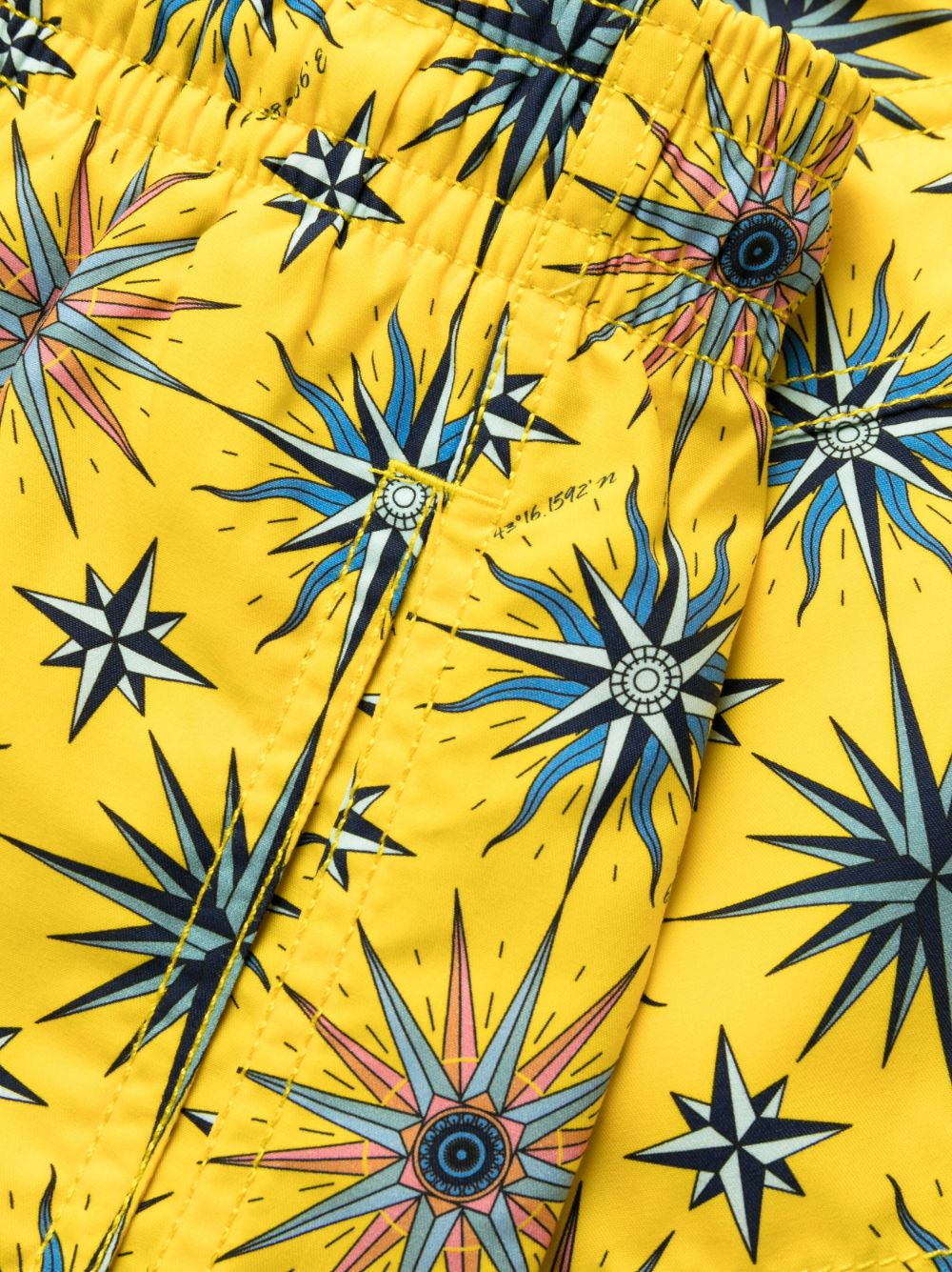 Shop Vilebrequin Star-print Swim Shorts In Yellow