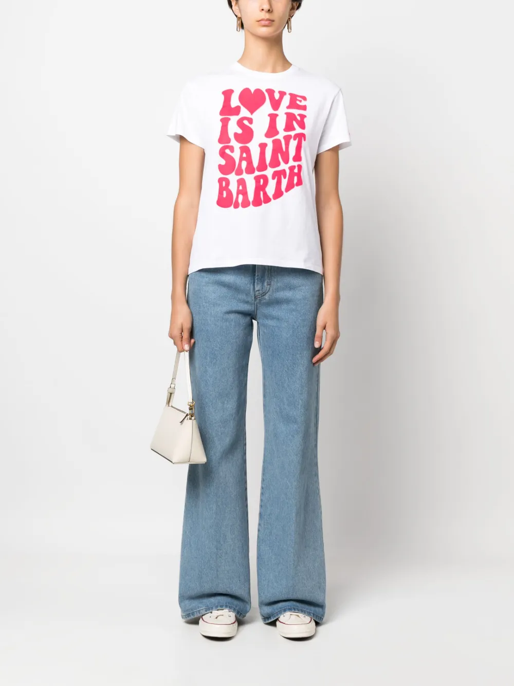MC2 Saint Barth T-shirt met print - Wit