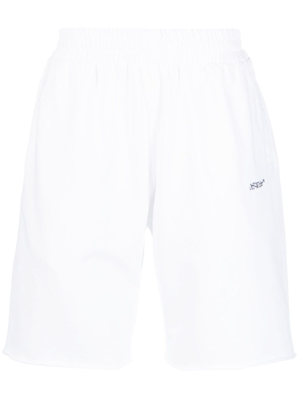 Off-White Scribble Diag print track shorts