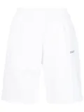 Off-White Scribble Diag print track shorts