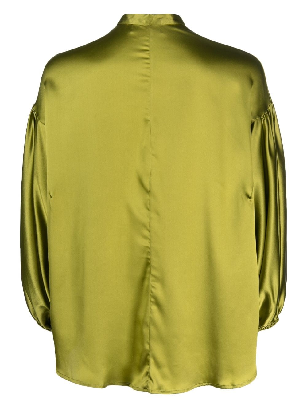 Gianluca Capannolo Zijden blouse - Groen