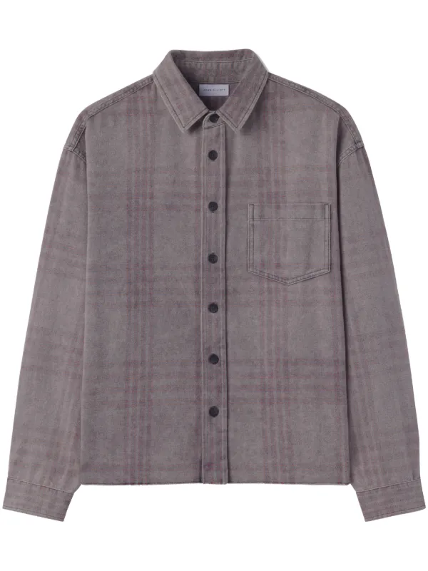 John Elliott Checked Cotton Shirt | italist