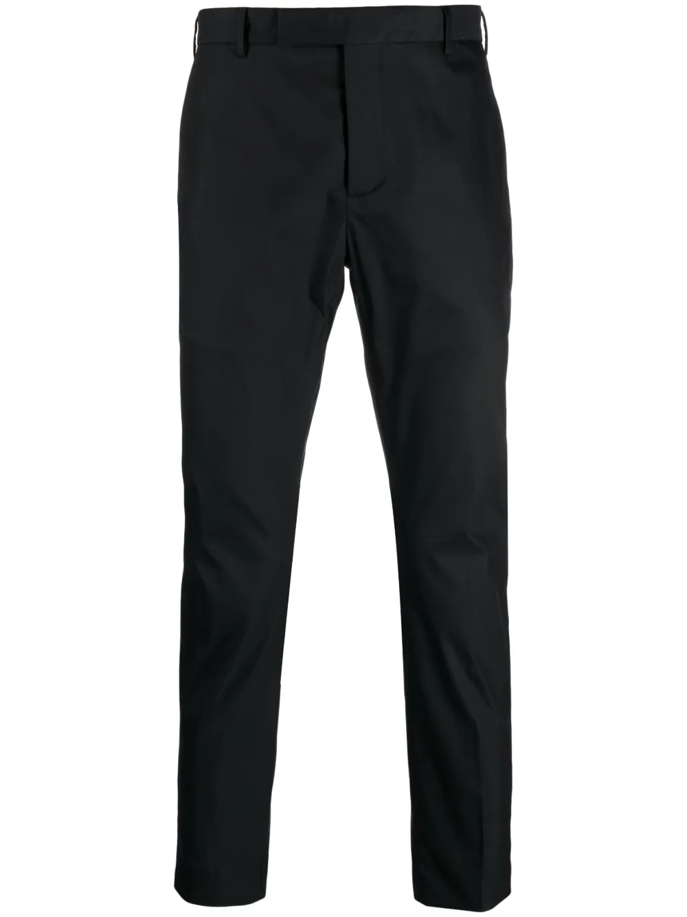 slim-cut tailored trousers