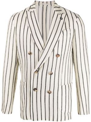 Long sale striped blazer