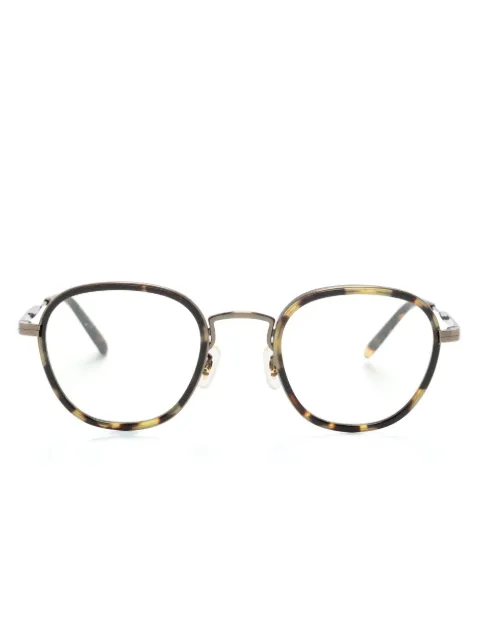 Oliver Peoples lentes con armazón redonda estilo carey