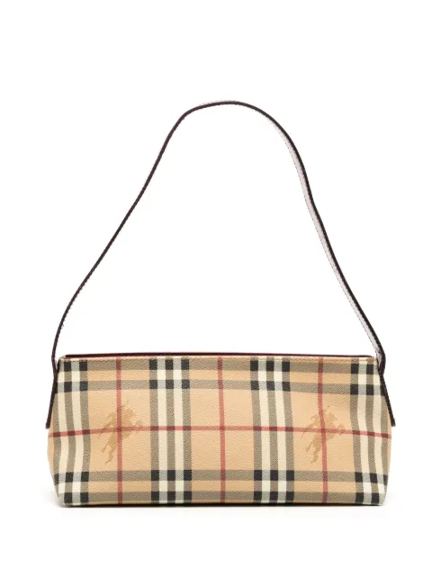 Burberry Pre-Owned 1990-2000s House Check zipped handbag